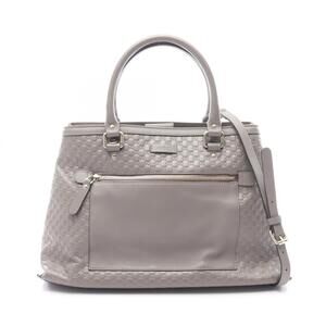 GUCCI Gray Leather Bag